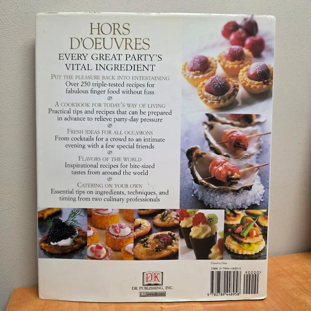 Hors D'oeuvres Cookbook 1999 Edition (Hard Cover)